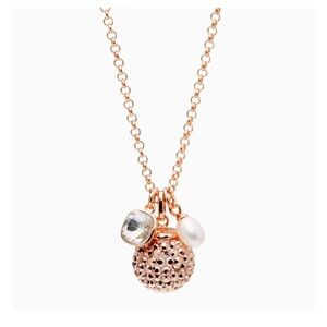 Hillberg & Berk Pink Champagne Sparkle
Ball™ Cluster Pendant
Necklace